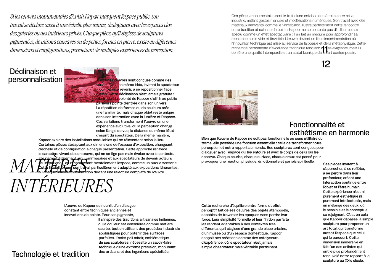 Anish Kapoor — spreads 11-12